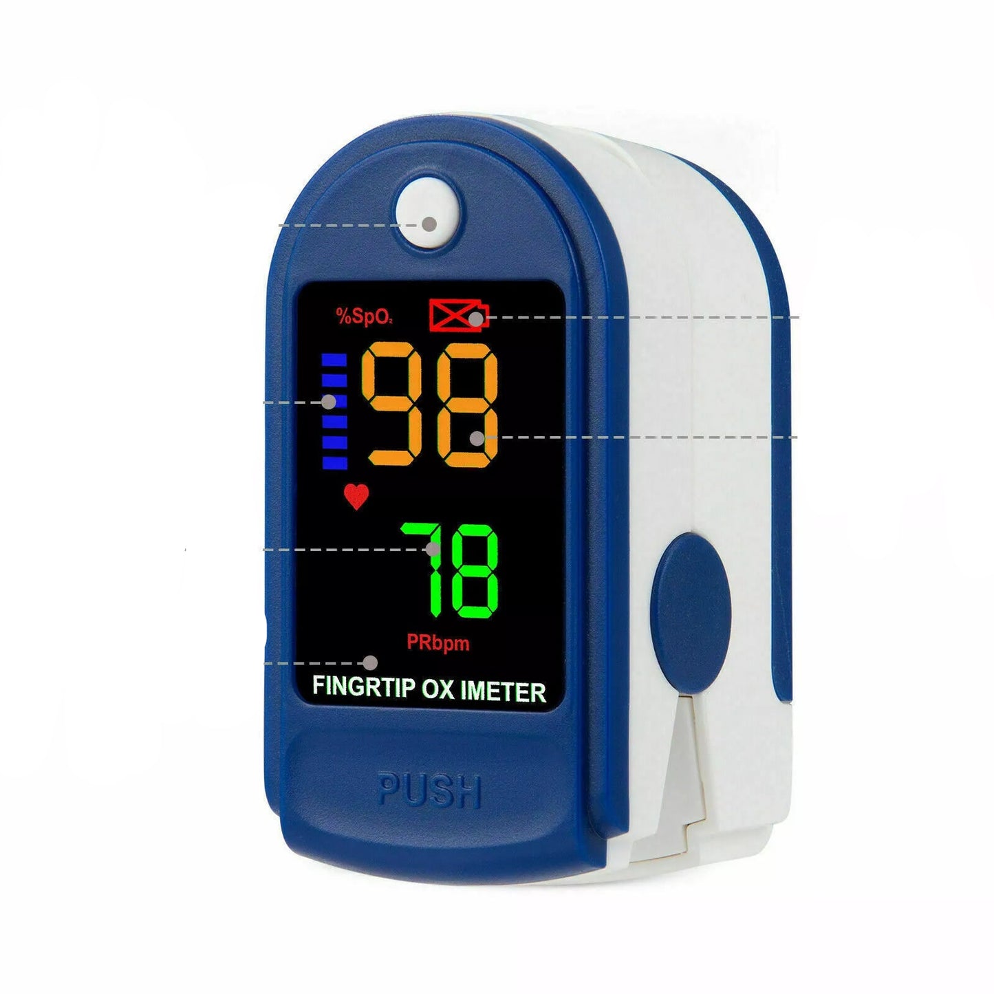 Fitpulse - blood oxygen monitor oximeter